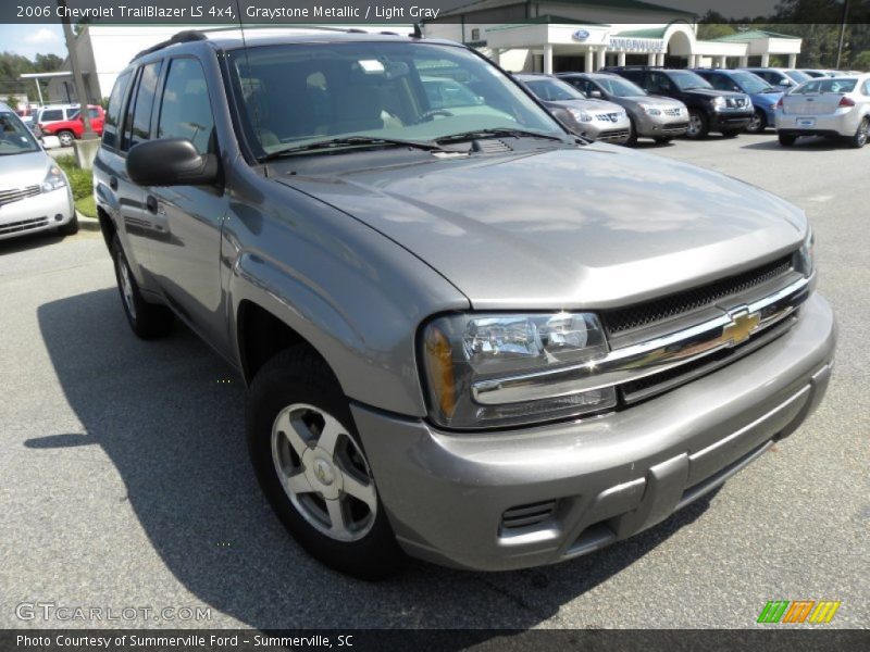 Graystone Metallic / Light Gray 2006 Chevrolet TrailBlazer LS 4x4