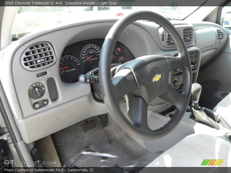 Graystone Metallic / Light Gray 2006 Chevrolet TrailBlazer LS 4x4