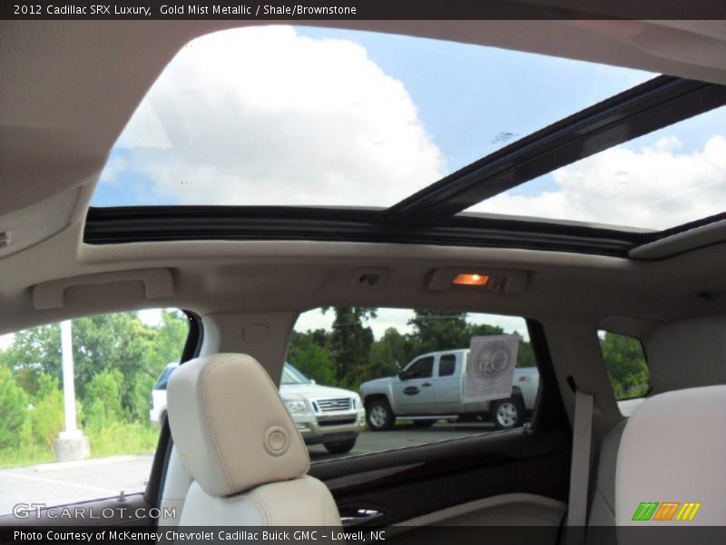 Sunroof of 2012 SRX Luxury