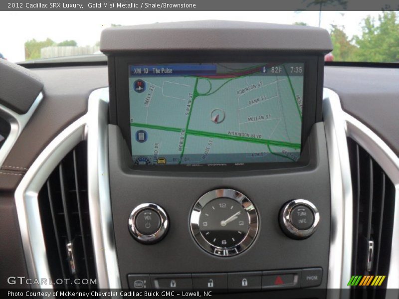 Navigation of 2012 SRX Luxury