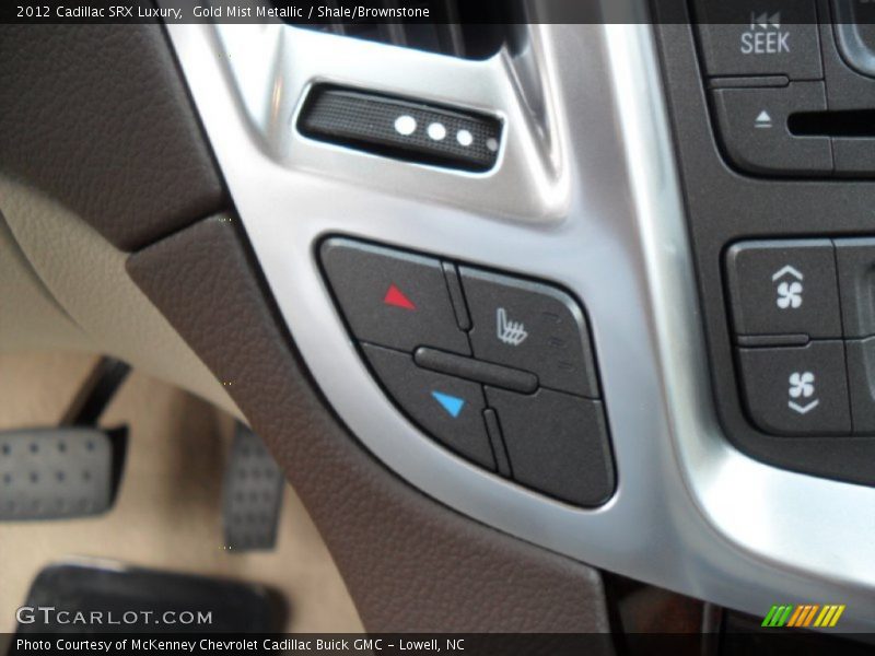 Gold Mist Metallic / Shale/Brownstone 2012 Cadillac SRX Luxury
