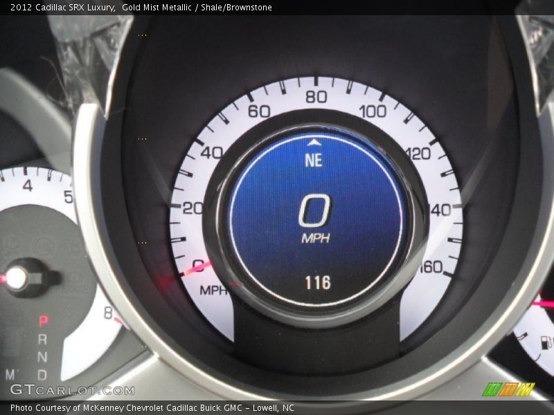 Gold Mist Metallic / Shale/Brownstone 2012 Cadillac SRX Luxury
