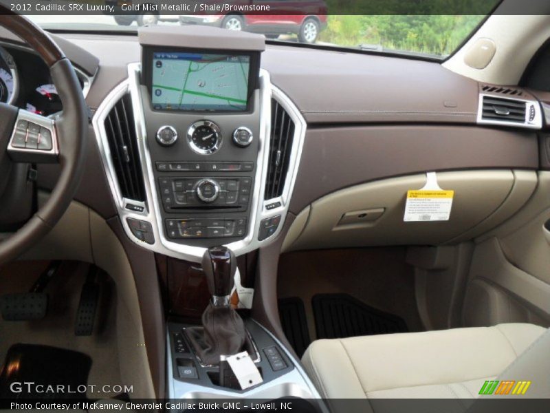 Dashboard of 2012 SRX Luxury