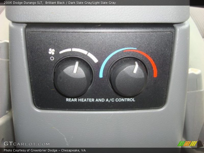Controls of 2006 Durango SLT