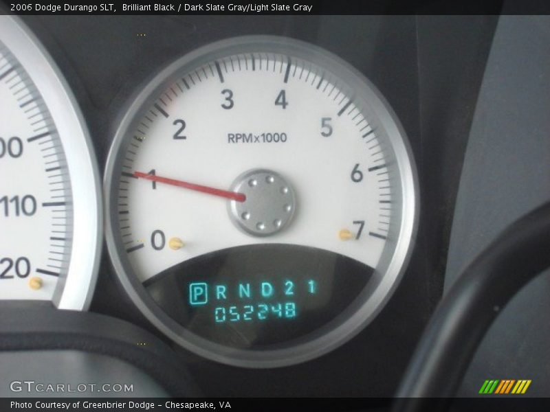 Brilliant Black / Dark Slate Gray/Light Slate Gray 2006 Dodge Durango SLT