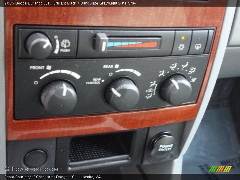 Controls of 2006 Durango SLT
