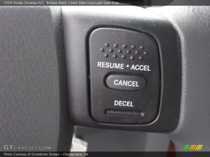 Brilliant Black / Dark Slate Gray/Light Slate Gray 2006 Dodge Durango SLT