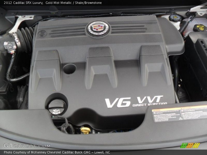  2012 SRX Luxury Engine - 3.6 Liter DI DOHC 24-Valve VVT V6