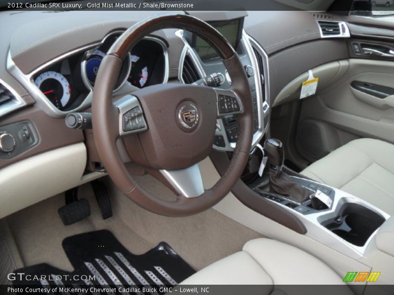 Shale/Brownstone Interior - 2012 SRX Luxury 