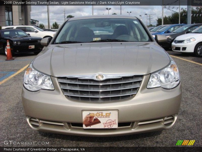 Light Sandstone Metallic / Dark Khaki/Light Graystone 2008 Chrysler Sebring Touring Sedan