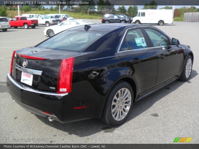 Black Raven / Ebony/Ebony 2012 Cadillac CTS 3.6 Sedan