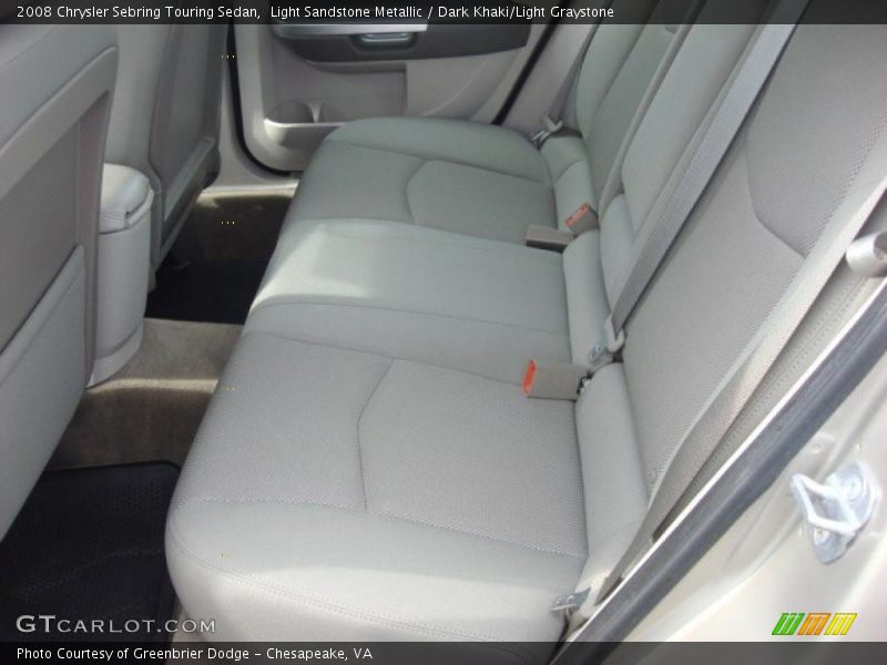  2008 Sebring Touring Sedan Dark Khaki/Light Graystone Interior