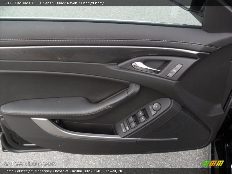Black Raven / Ebony/Ebony 2012 Cadillac CTS 3.6 Sedan