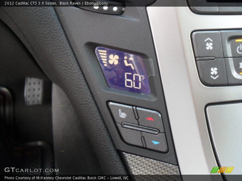 Black Raven / Ebony/Ebony 2012 Cadillac CTS 3.6 Sedan