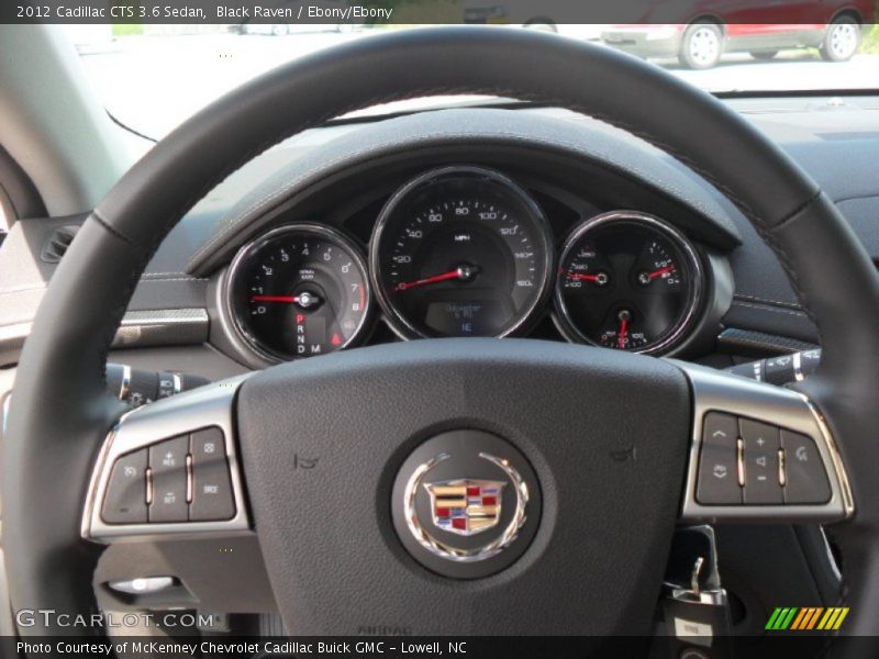 Black Raven / Ebony/Ebony 2012 Cadillac CTS 3.6 Sedan