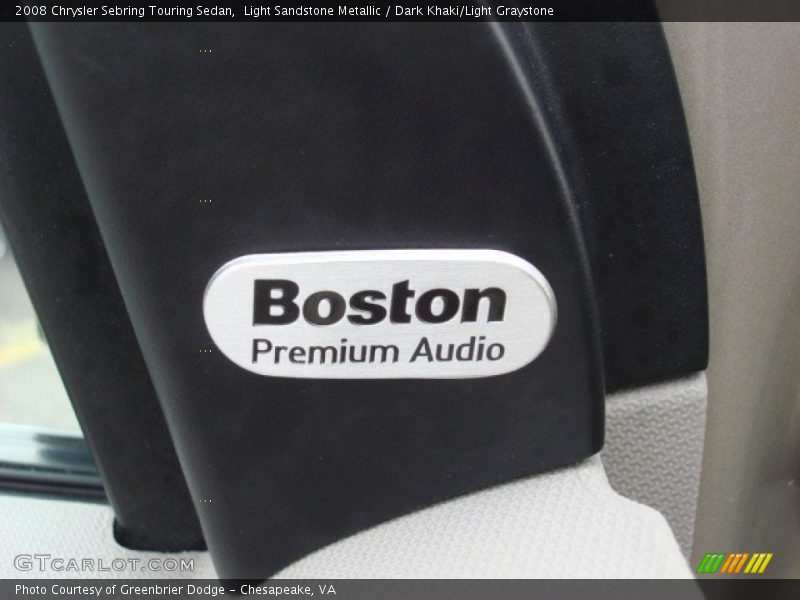 Audio System of 2008 Sebring Touring Sedan