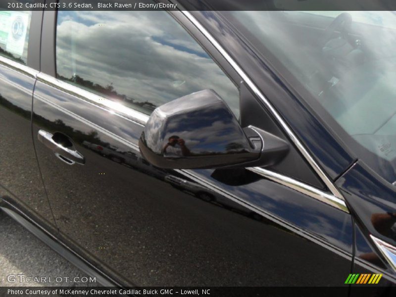Black Raven / Ebony/Ebony 2012 Cadillac CTS 3.6 Sedan