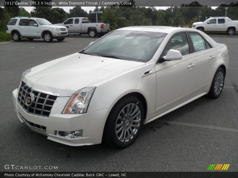 Front 3/4 View of 2012 CTS 3.6 Sedan