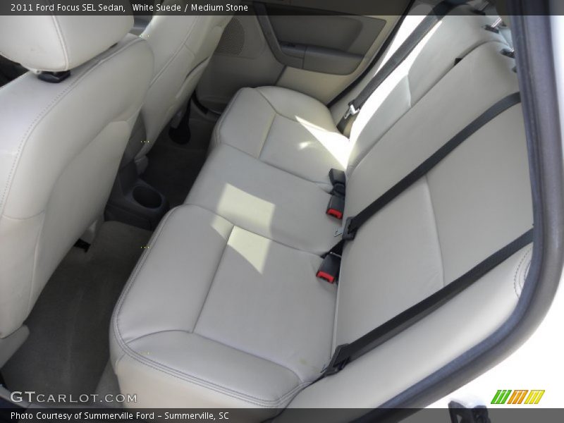 White Suede / Medium Stone 2011 Ford Focus SEL Sedan