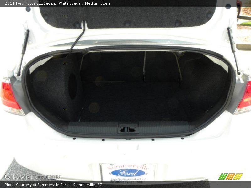 White Suede / Medium Stone 2011 Ford Focus SEL Sedan