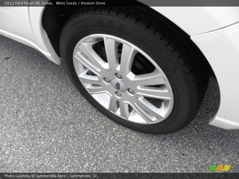 White Suede / Medium Stone 2011 Ford Focus SEL Sedan