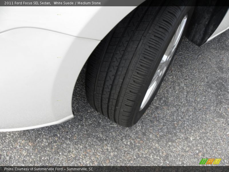 White Suede / Medium Stone 2011 Ford Focus SEL Sedan