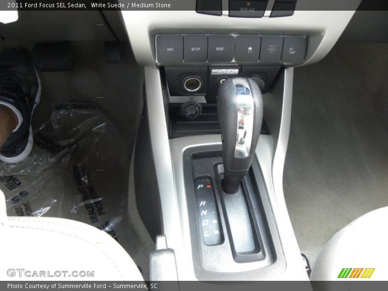 White Suede / Medium Stone 2011 Ford Focus SEL Sedan