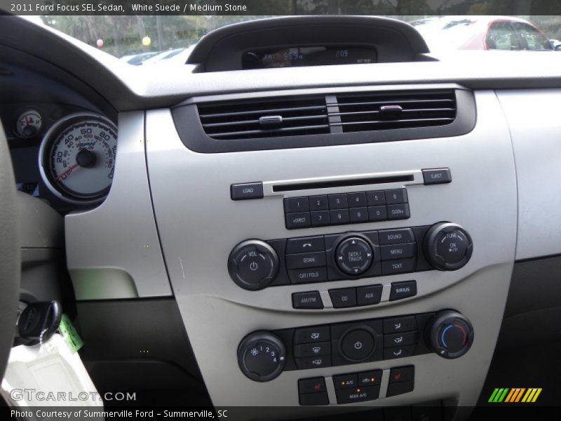 White Suede / Medium Stone 2011 Ford Focus SEL Sedan