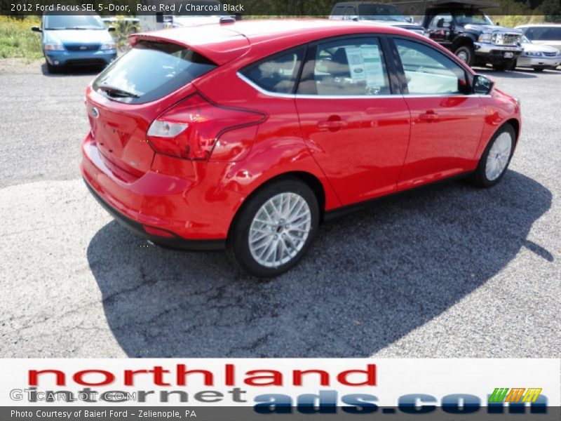 Race Red / Charcoal Black 2012 Ford Focus SEL 5-Door