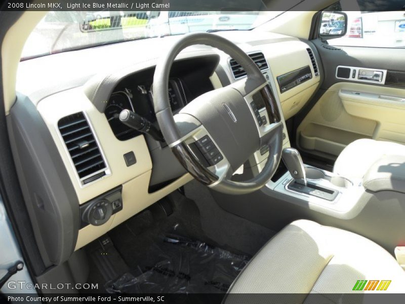 Light Ice Blue Metallic / Light Camel 2008 Lincoln MKX