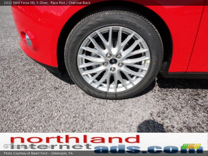 Race Red / Charcoal Black 2012 Ford Focus SEL 5-Door