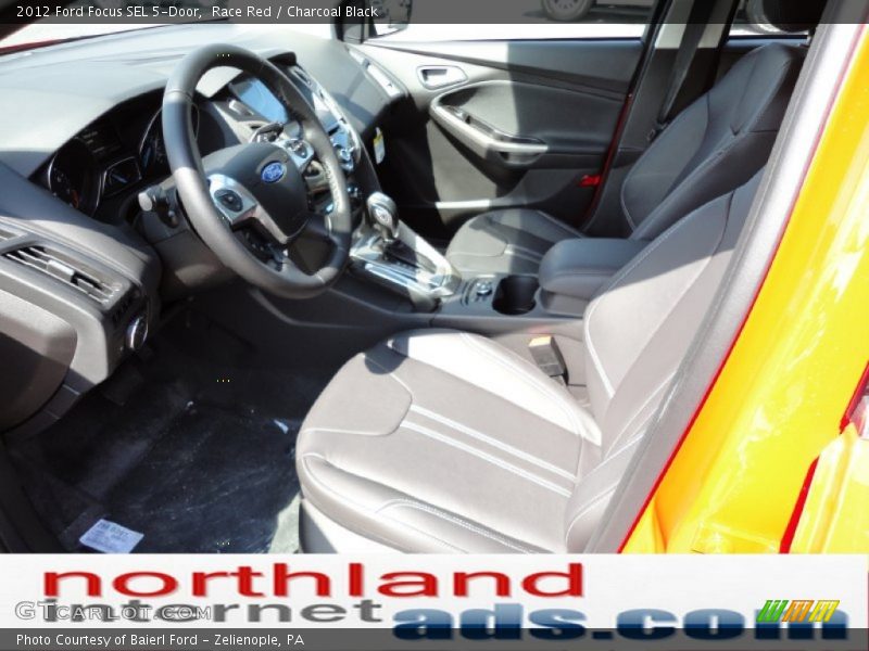 Race Red / Charcoal Black 2012 Ford Focus SEL 5-Door