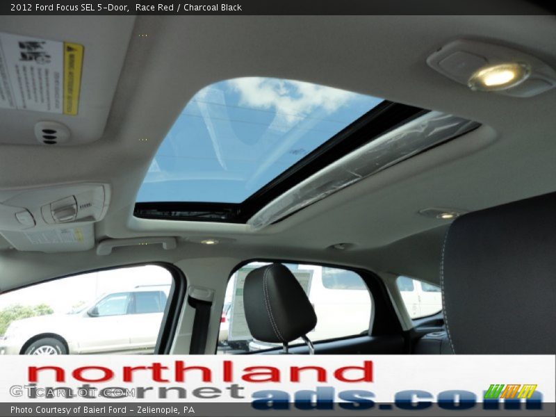Race Red / Charcoal Black 2012 Ford Focus SEL 5-Door