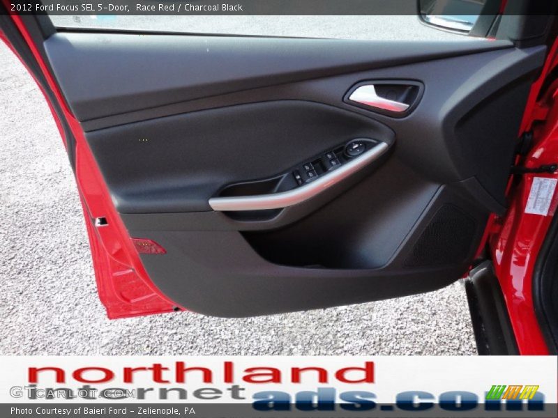 Race Red / Charcoal Black 2012 Ford Focus SEL 5-Door