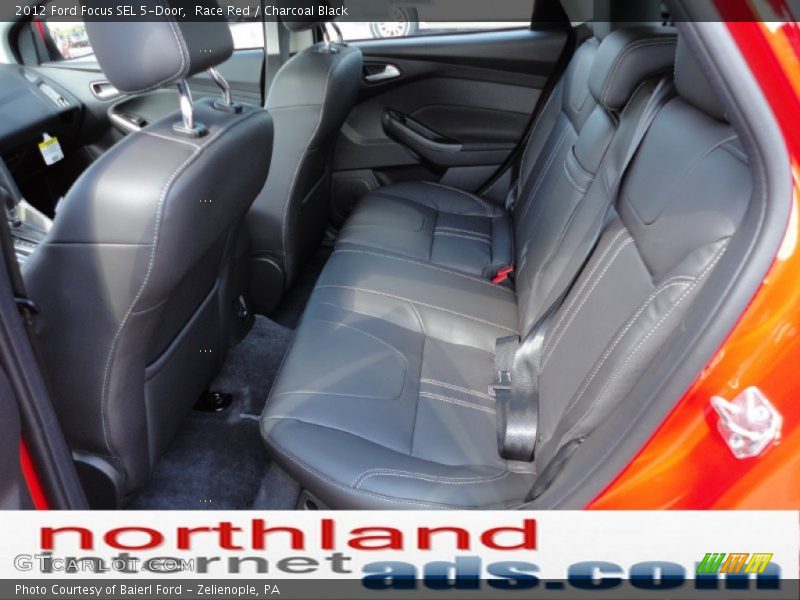 Race Red / Charcoal Black 2012 Ford Focus SEL 5-Door