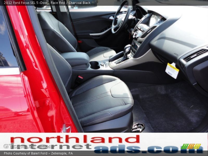 Race Red / Charcoal Black 2012 Ford Focus SEL 5-Door