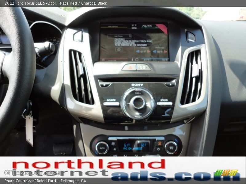 Race Red / Charcoal Black 2012 Ford Focus SEL 5-Door