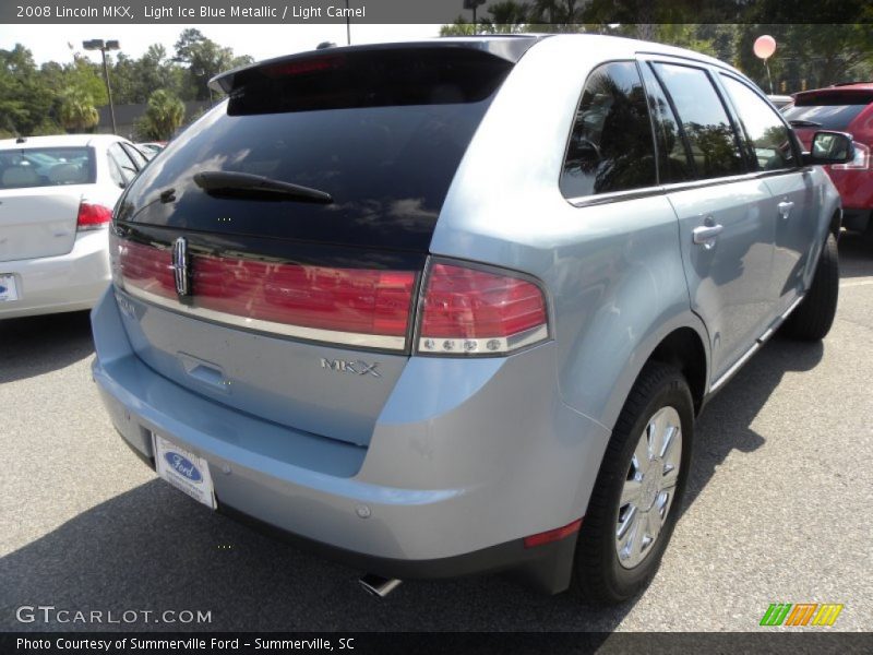 Light Ice Blue Metallic / Light Camel 2008 Lincoln MKX