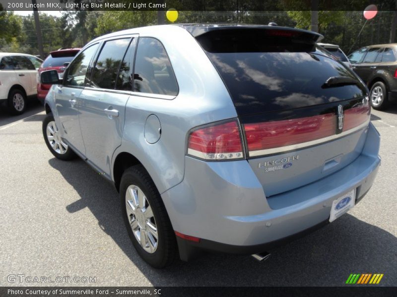 Light Ice Blue Metallic / Light Camel 2008 Lincoln MKX