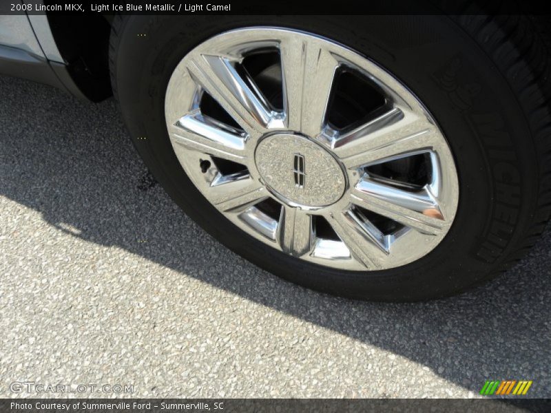 Light Ice Blue Metallic / Light Camel 2008 Lincoln MKX