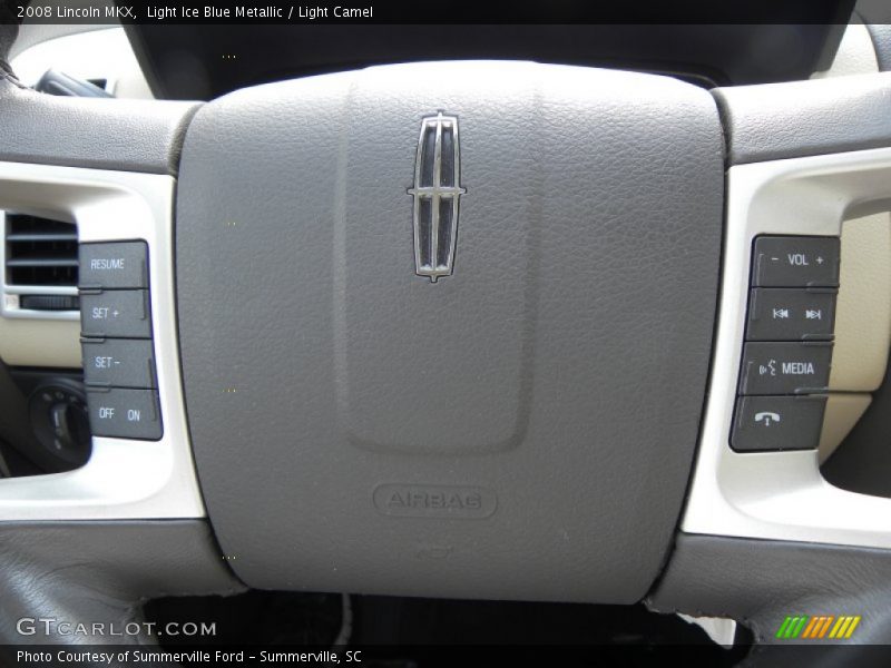Light Ice Blue Metallic / Light Camel 2008 Lincoln MKX