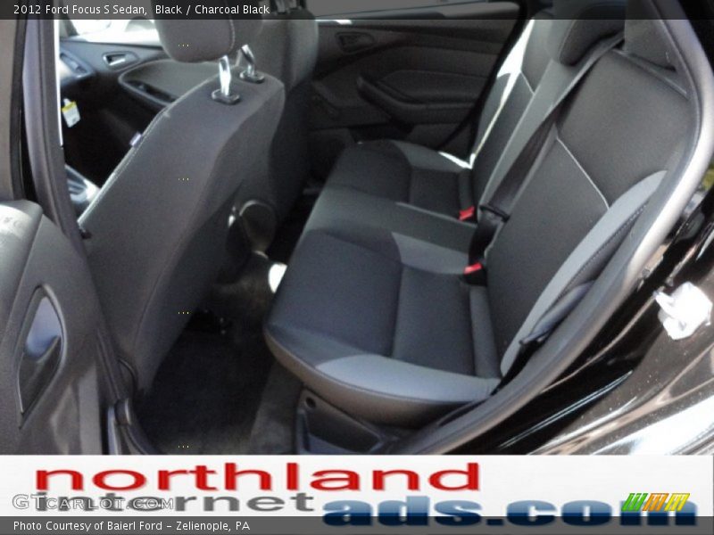 Black / Charcoal Black 2012 Ford Focus S Sedan
