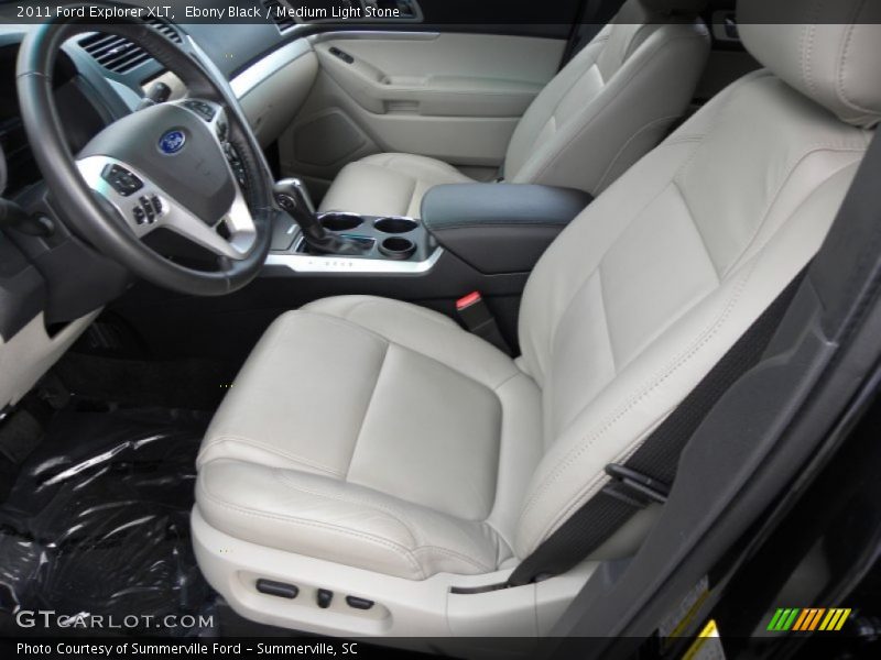 Ebony Black / Medium Light Stone 2011 Ford Explorer XLT