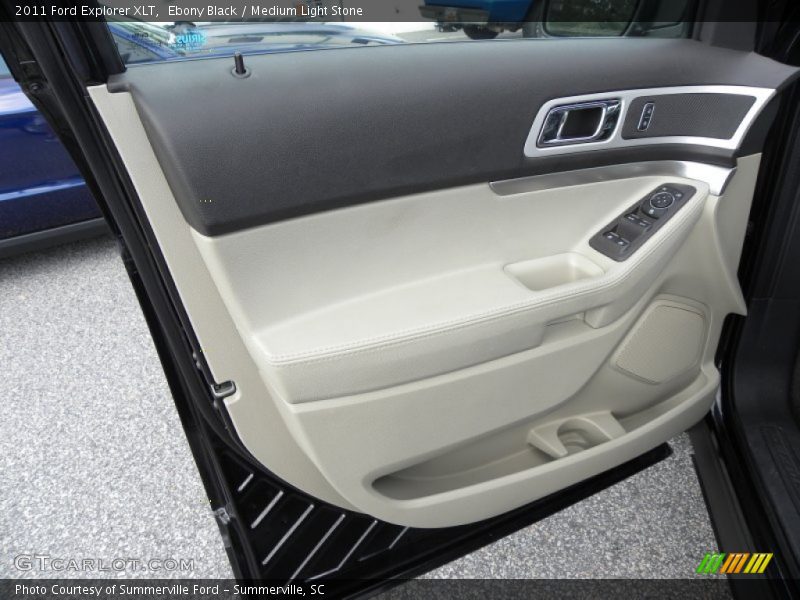 Ebony Black / Medium Light Stone 2011 Ford Explorer XLT