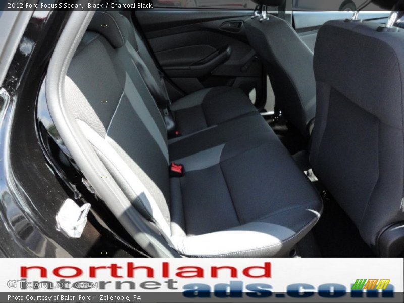 Black / Charcoal Black 2012 Ford Focus S Sedan
