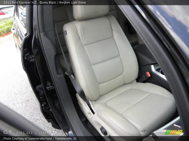 Ebony Black / Medium Light Stone 2011 Ford Explorer XLT