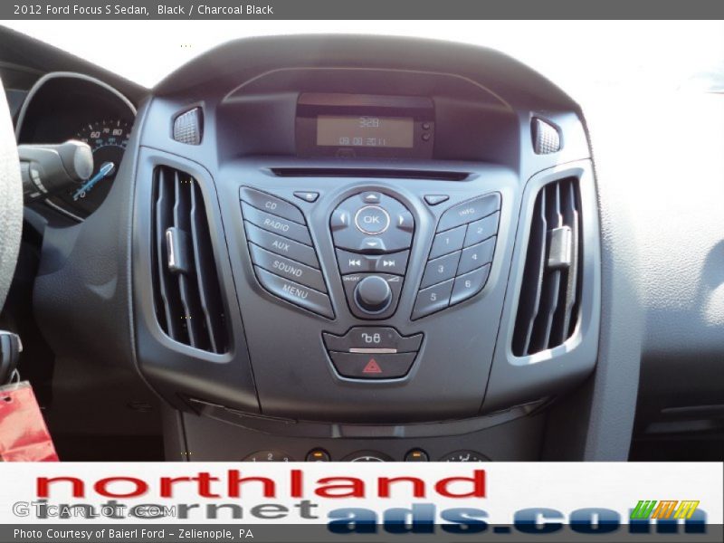 Black / Charcoal Black 2012 Ford Focus S Sedan