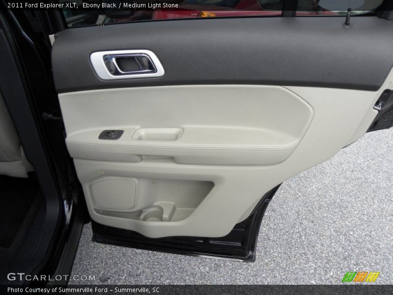 Ebony Black / Medium Light Stone 2011 Ford Explorer XLT