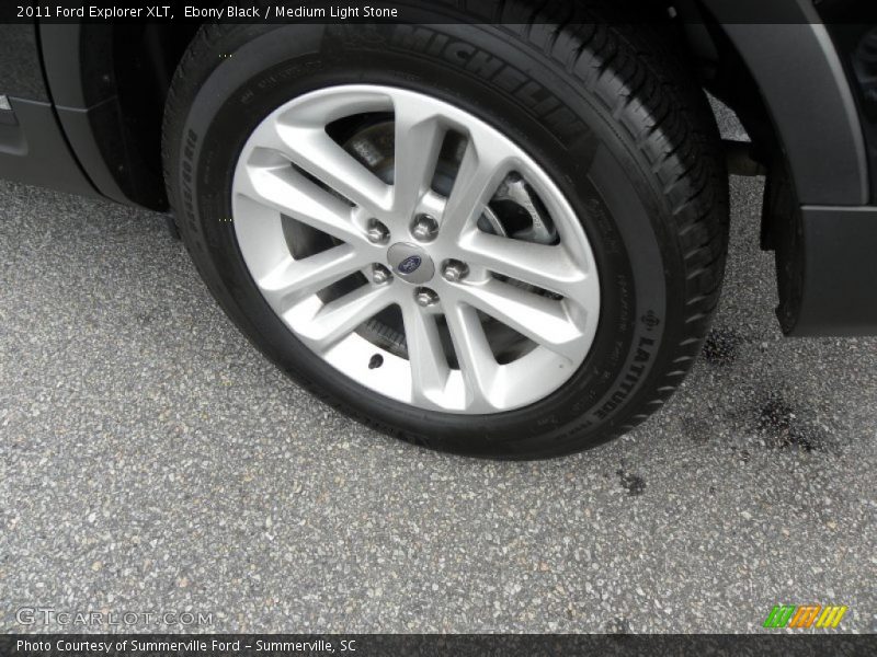 Ebony Black / Medium Light Stone 2011 Ford Explorer XLT