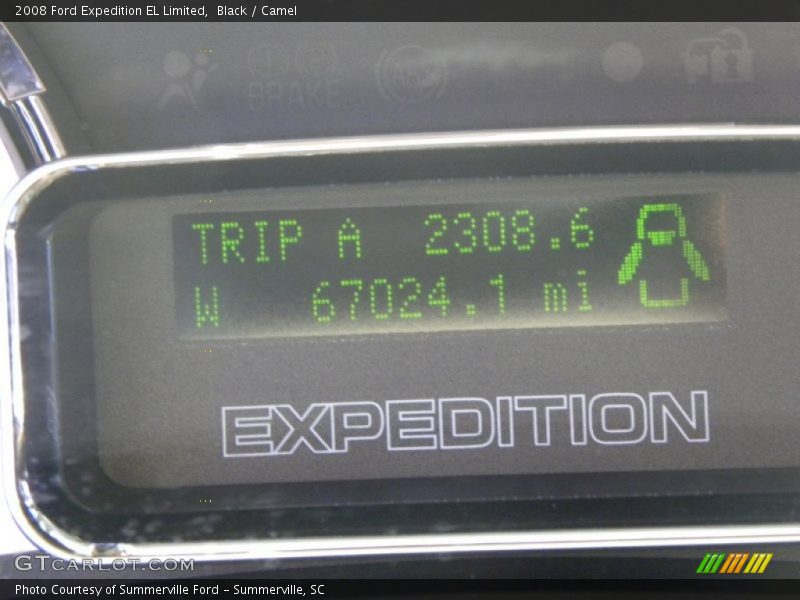 Black / Camel 2008 Ford Expedition EL Limited